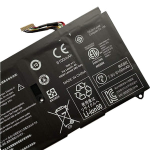 7.5V 47wh 6280mAh Replacement AP13F3N Acer Aspire S7-392 Ultrabook Series 2ICP4/63/114-2 Replacement Laptop Battery