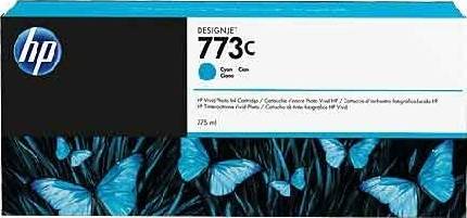 HP 773C Original Cyan Ink Cartridge : C1Q42A Cartridges JS Bazar