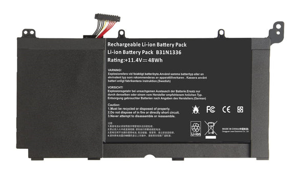 B31N1336 Asus VivoBook S551 R553L R553LN S551LN-1A Asus Laptop Battery Laptop Batteries JS Bazar