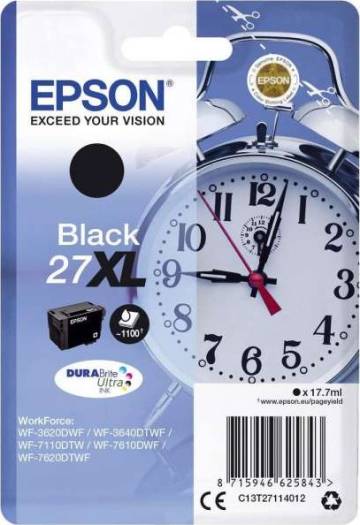 Epson T211 27XL Ink Cartridge 17.7ml – Black (C13T27114012) Cartridges JS Bazar