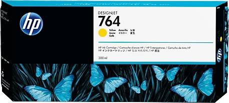 HP 764 300-ml Yellow DesignJet Ink Cartridge : C1Q15A Cartridges JS Bazar