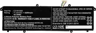 C31N1905 Asus VivoBook S14 S433EA-EB160T, VivoBook S15 S533EQ-WB517T Replacement Laptop Battery - JS Bazar