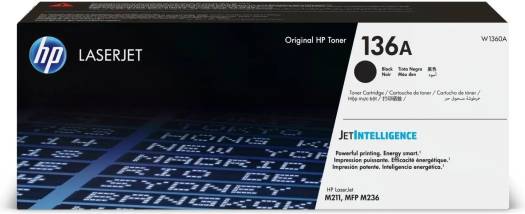 HP 134A Black Original LaserJet Toner Cartridge with JetIntelligence W1360A Cartridges JS Bazar