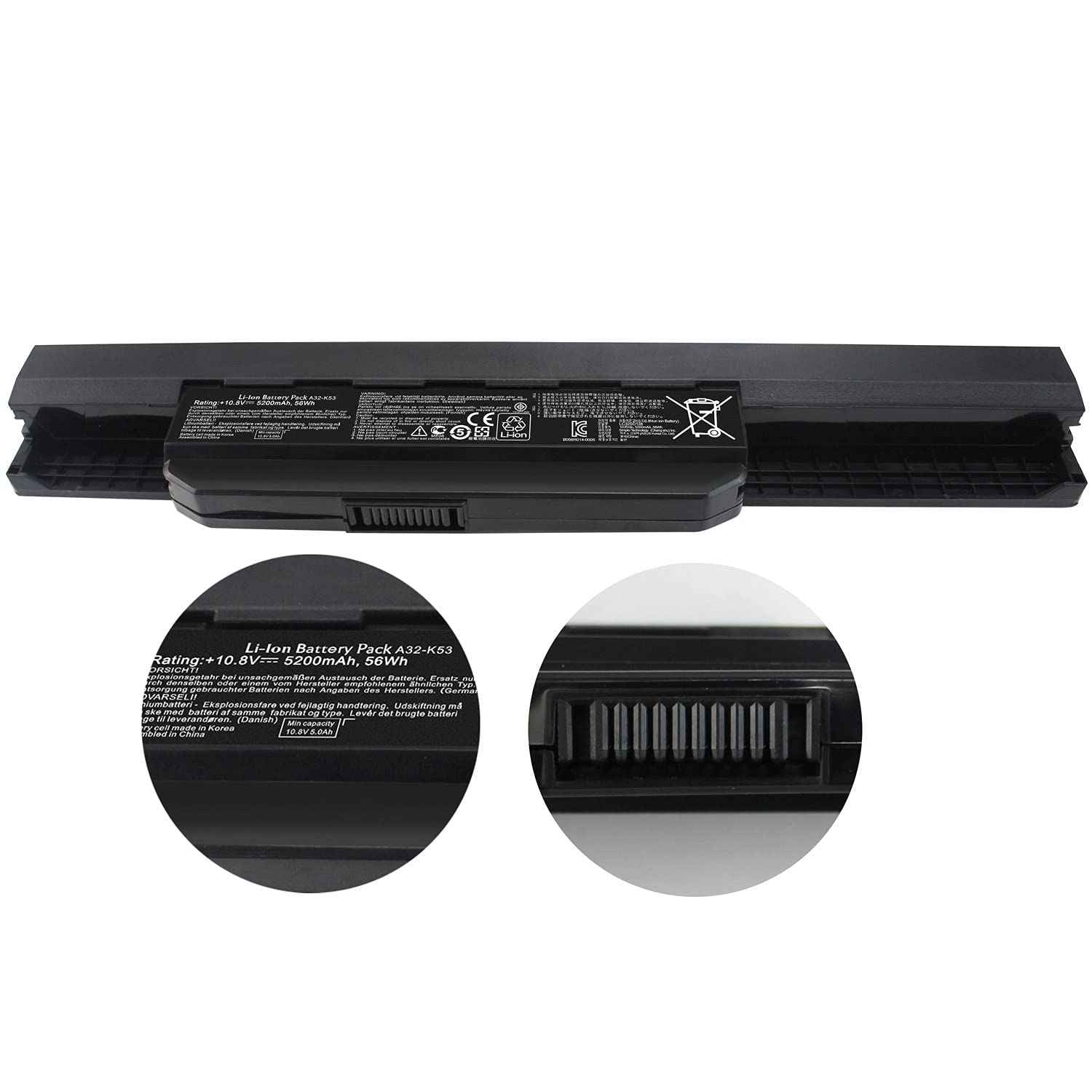 Asus a32-k53 x54 a41-k54 5200mAh Asus laptop battery Laptop Batteries JS Bazar