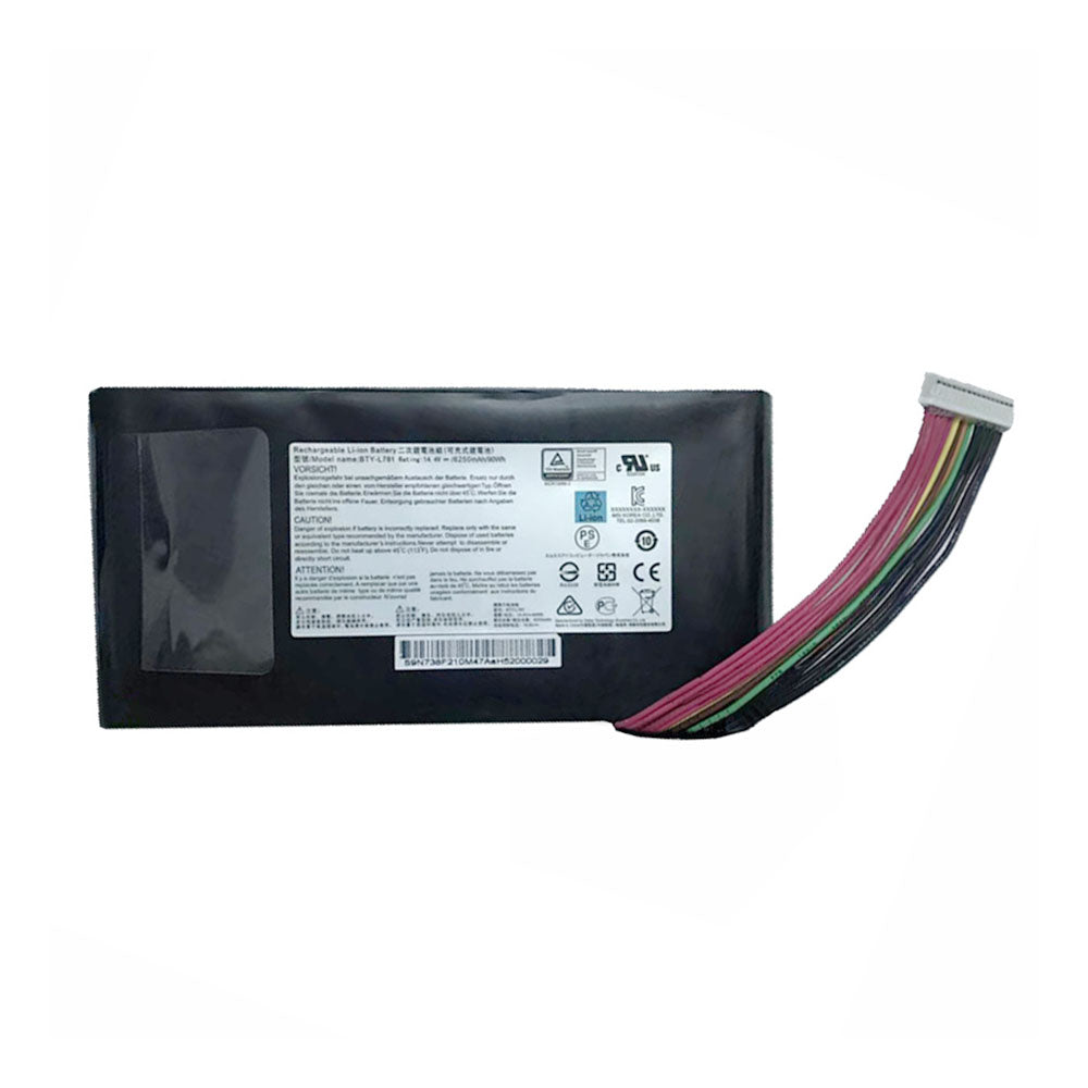 BTY-L781 MSI GT75 Titan 6250mAh, 90Wh 14.4V, Black , Li-Polymer Laptop Battery Laptop Batteries JS Bazar