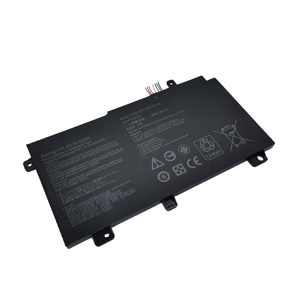 B31N1723 Asus VivoBook 15 K570UD-ES76, FX570ZD-DM058T, TUF FX570UD-FY217T Replacement Laptop Battery - JS Bazar