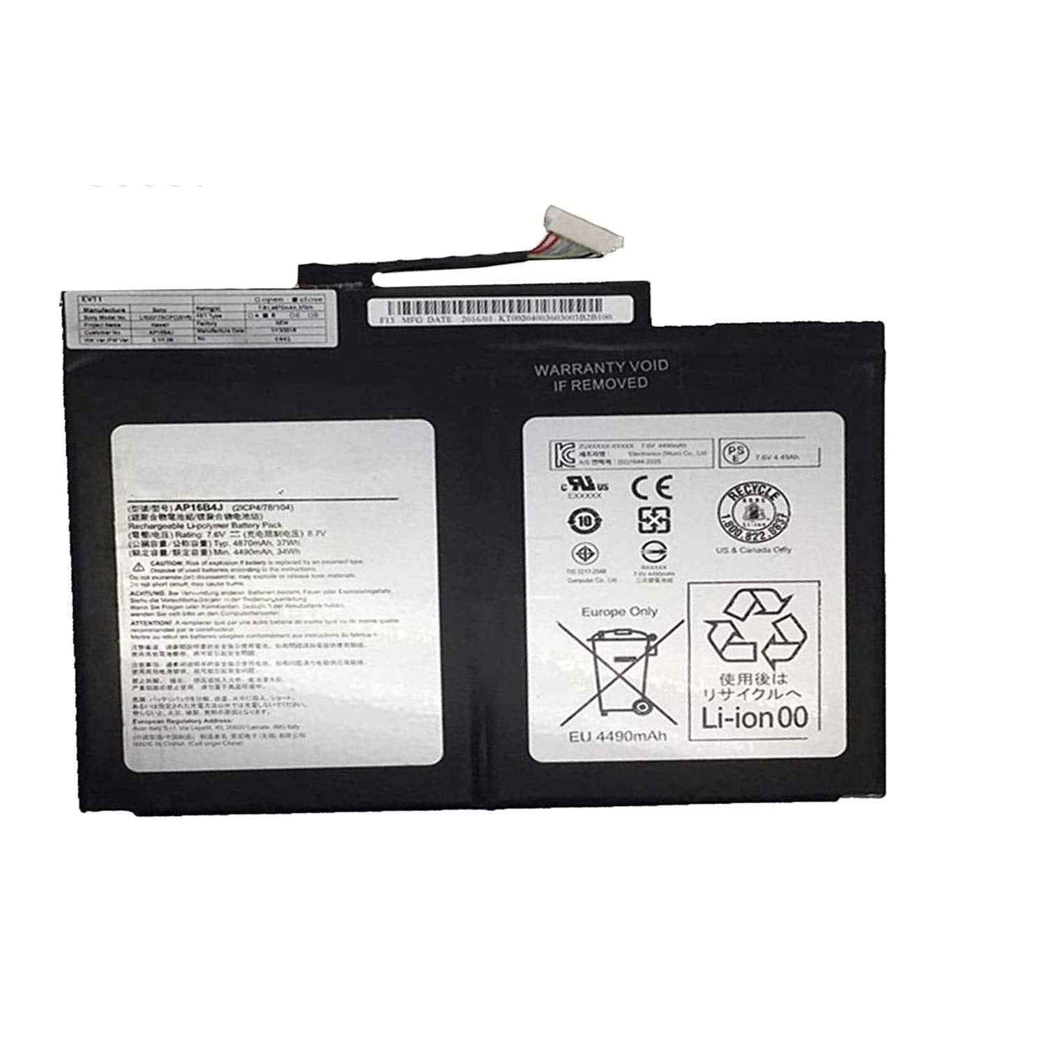 Acer aspire switch alpha 12 sa5-27 ap16b4j Acer laptop battery Laptop Batteries JS Bazar