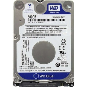 WD 500 GB 2.5-Inch SATA 6Gb/s 5400 rpm 16MB Internal Laptop Hard Drive - Blue | WD5000LPCX - JS Bazar