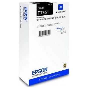 Epson T7551 High Capacity Black Ink Cartridge (C13T755140) Cartridges JS Bazar