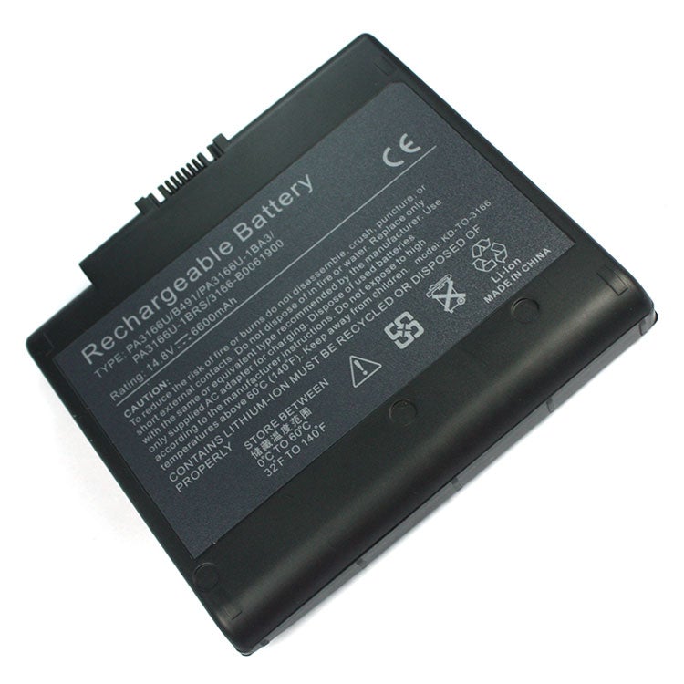PA3166U-1BRS Toshiba Satellite 1900 PS192C-00824, Aspire 1405 Series Replacement Laptop Battery - JS Bazar