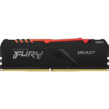 Kingston Fury Beast RGB 8GB DDR4 Desktop Memory, 3200Mhz, Non ECC, CL16, 288 Pin, DIMM | KF432C16BBA/8 RAM JS Bazar