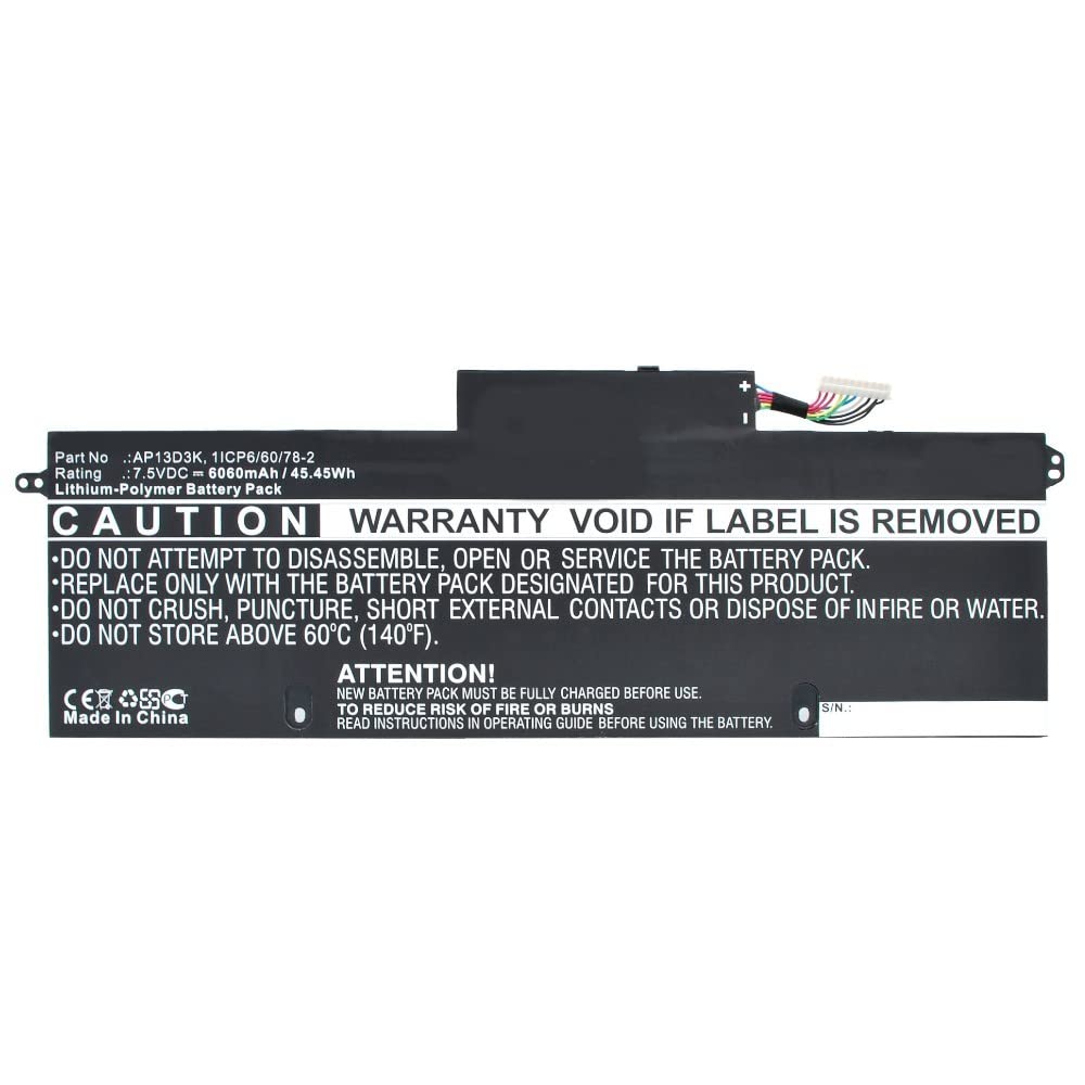 AP13D3K Acer Laptop Battery for Acer Aspire S3-392G Aspire S3 Series 45Wh Laptop Batteries JS Bazar