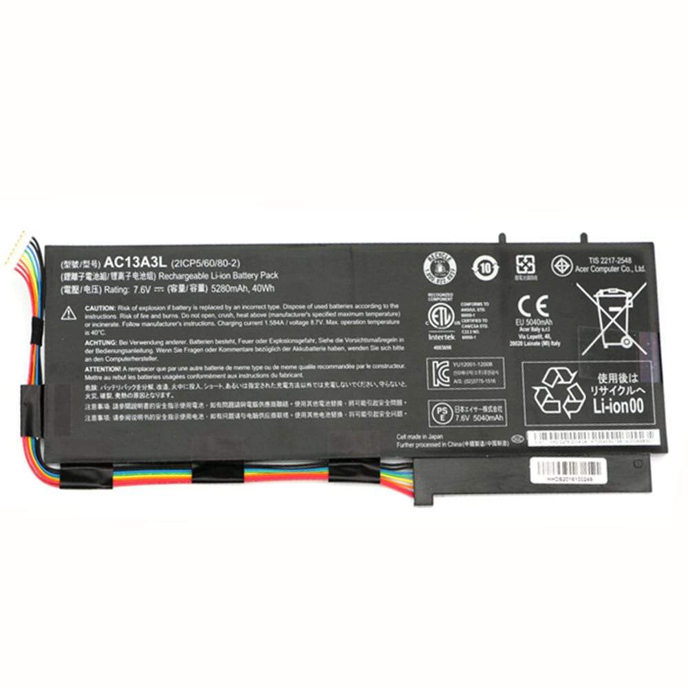 AC13A3L Acer Laptop Battery for Acer Aspire P3 Series, TravelMate X313 Series Laptop Batteries JS Bazar