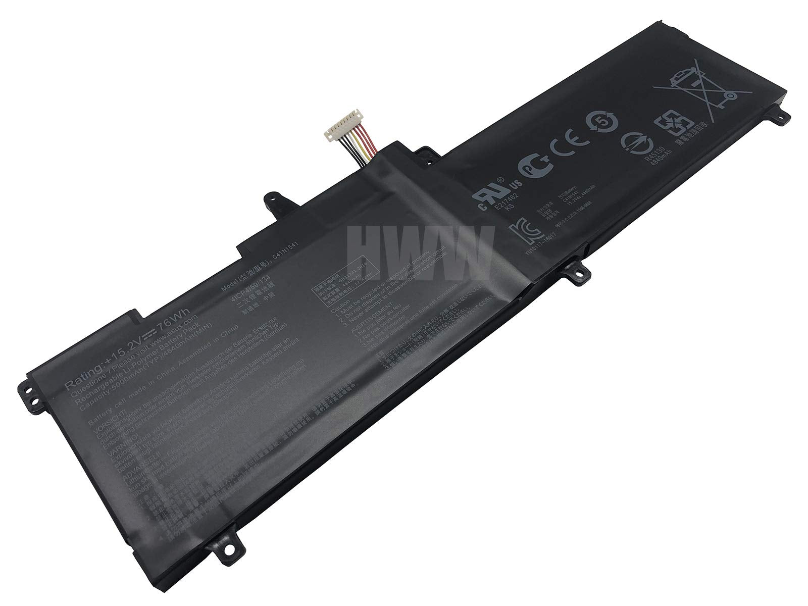 C41N1541 Asus ROG Strix GL702V GL702VM GL702VT Series Asus Laptop Battery Laptop Batteries JS Bazar