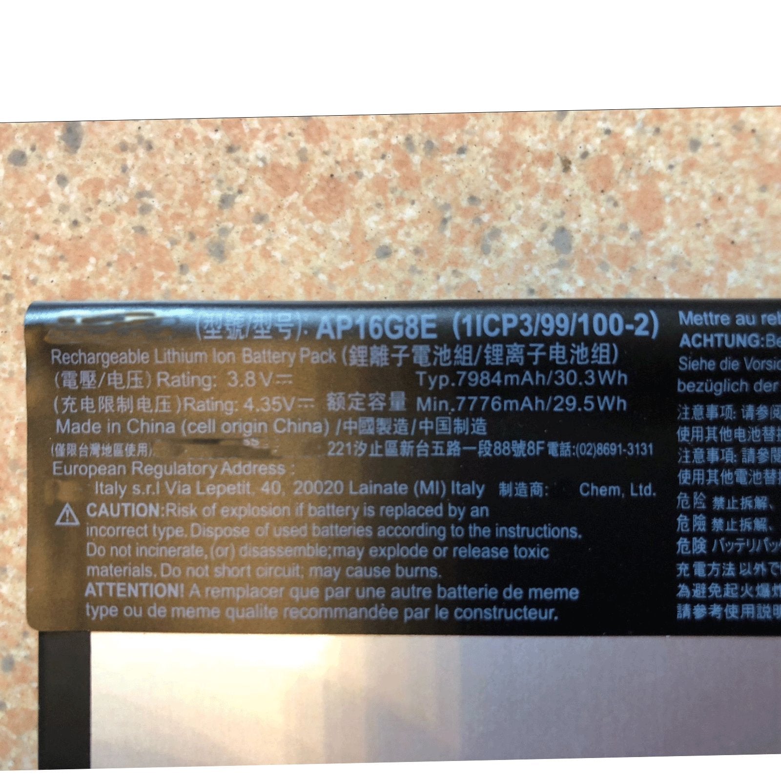 AP16G8E Acer Laptop Battery for Acer 1ICP3/99/100-2 Laptop Batteries JS Bazar
