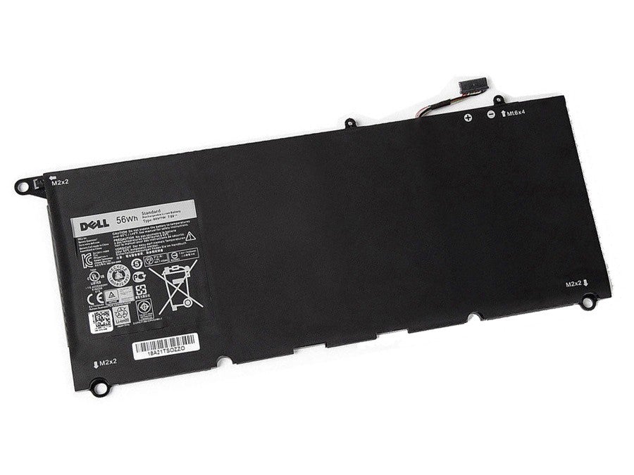 Replacement 90V7W 56Wh 7.6V 6Cell Battery for Dell XPS 13 9350 XPS13-9350-D1608, XPS13-9350, 5K9CP DIN02 9OV7W - JS Bazar