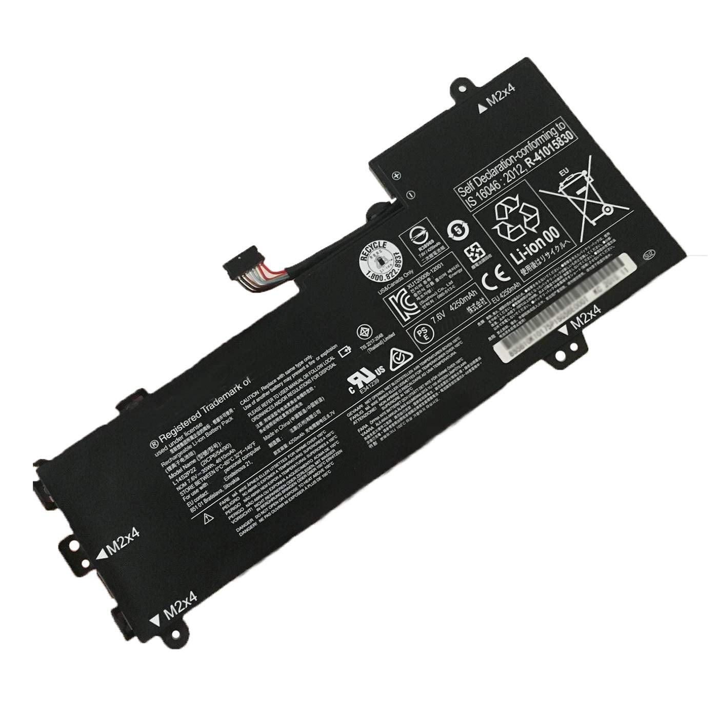 L14M2P23 Lenovo IdeaPad 100-14IBY (80MH007NGE), IdeaPad 100-14IBY (80MH009NGE) Replacement Laptop Battery