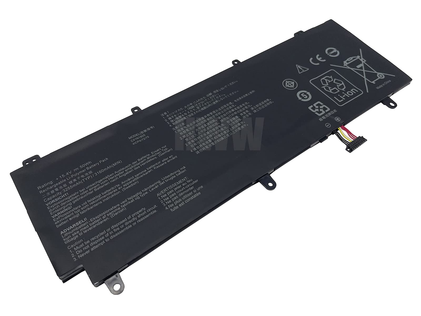 C41N1802 Asus ROG Zephyrus S GX735GVR-EV015T, ROG Zephyrus S GX735GXR-E026R Asus Laptop Battery Laptop Batteries JS Bazar
