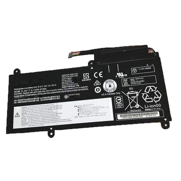 47Wh 45N1756 Lenovo Thinkpad E450 E450C E460 E460C 45N1752 45N1754 45N1755 Replacement Laptop Battery