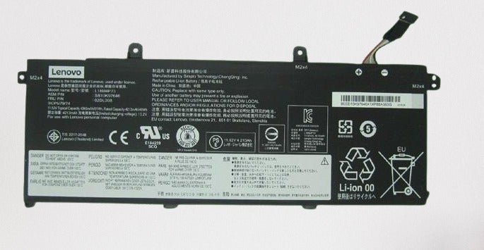 Lenovo ThinkPad T490 T590 L18C3P71 L18M3P71 L18S3P71 L18M4P73 SB10K97645 Replacement Laptop Battery Laptop Battery JS Bazar