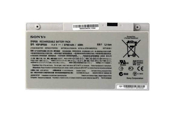 VGP-BPS33 Sony VAIO SVT-14 SVT-15 T14 T15 Touchscreen Ultrabooks Replacement Laptop Battery