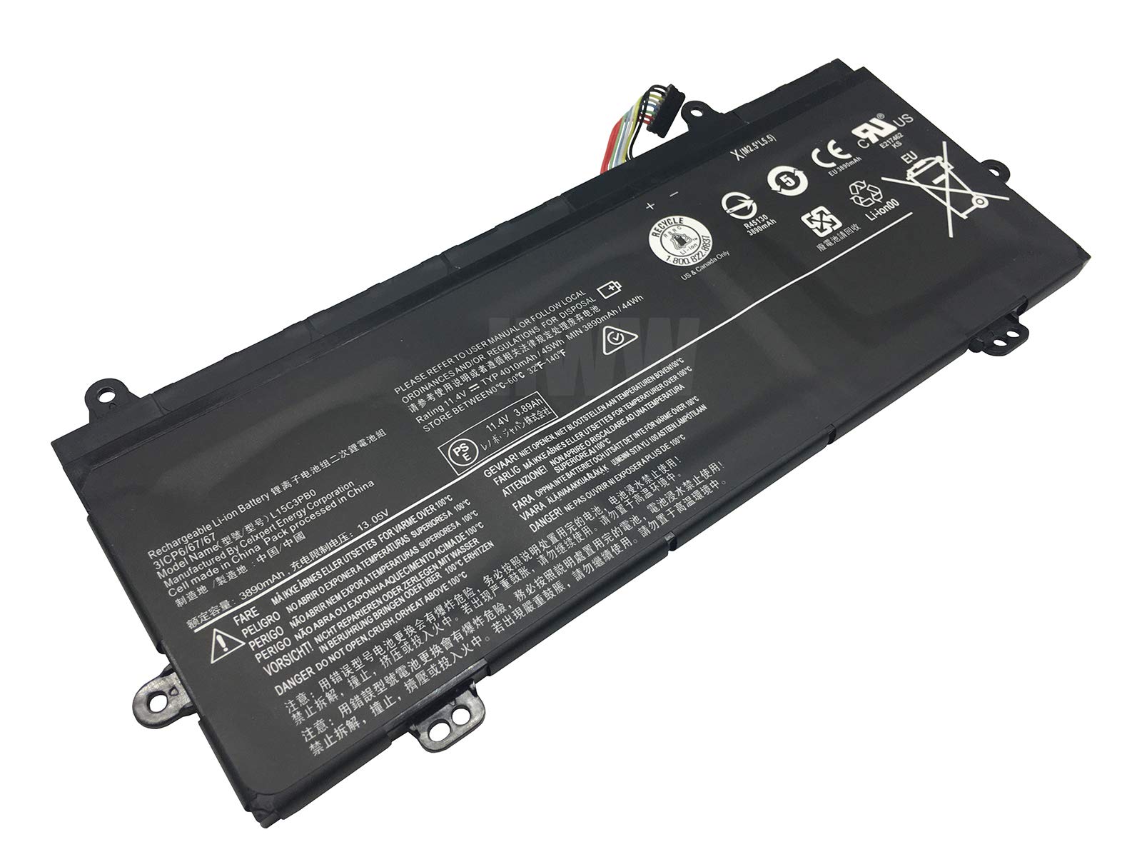 L15M3PB2 Lenovo Winbook N23 80UR002AAU, 300e N3450 81FY001LAU, N24 81AF000EAU Replacement Laptop Battery