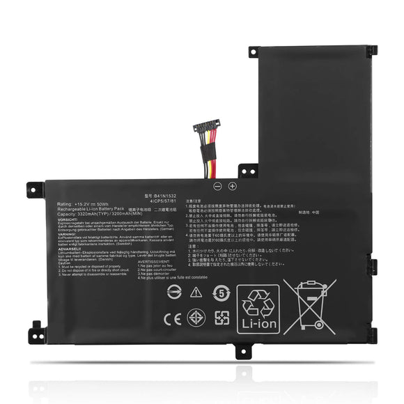 B41N1532 Asus ZenBook Flip UX560UA-FZ020T, ZenBook Flip UX560UA-FZ015T Asus Laptop Battery Laptop Batteries JS Bazar